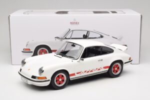 Porsche 911 Carrera RS 2.7 Grand Prix White With Red Norev 1:12 127514 Diecast — photo 6 of 6