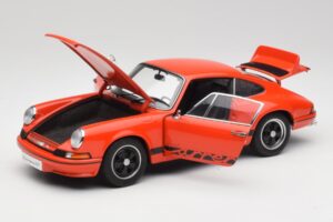 Porsche 911 Carrera RS 2.7 Orange & Black Stripes AUTOart 1:18 78054 Diecast — photo 2 of 8