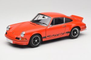 Porsche 911 Carrera RS 2.7 Orange & Black Stripes AUTOart 1:18 78054 Diecast