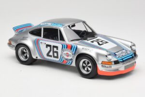 Porsche 911 Carrera RSR Group 4 GT #26 Martini Racing H. Muller / G. van Lennep GT Class Winner 1000 km Dijon 1973 Minichamps — photo 4 of 6