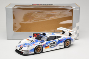 Porsche 911 GT1 #25 H. Stuck / T. Boutsen / B. Wollek 24 Hours of Le Mans 1996 UT Models 1:18 180966625 Diecast — photo 8 of 8