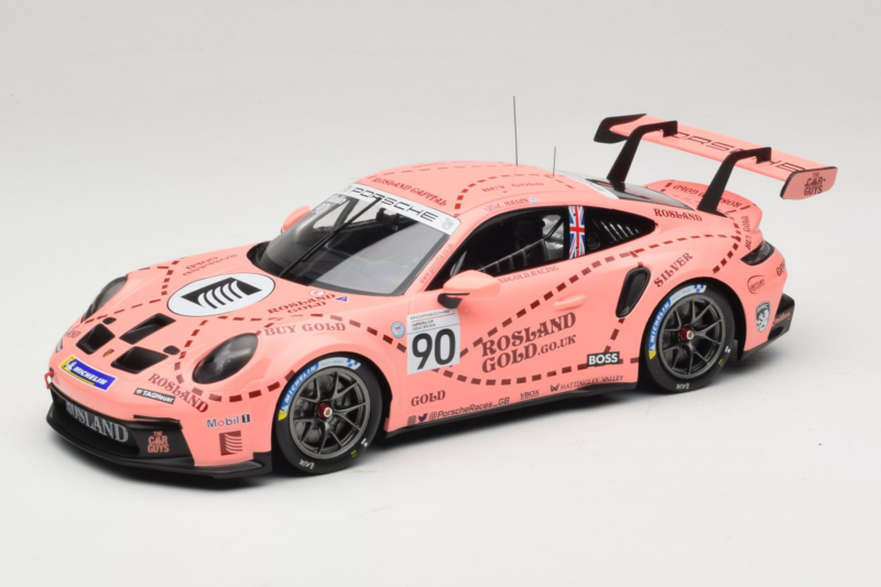 Porsche 911 GT3 Cup 992 #90 J. Malin Brands Hatch 2023 IXO 1:18 18RMC225 Diecast