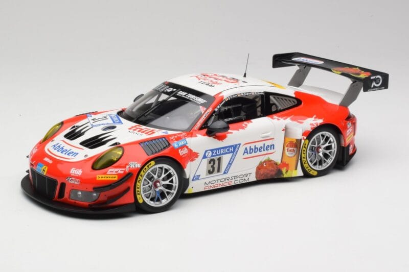 Porsche 911 GT3 R #31 Frikadelli Racing N. Siedler / M. Seefried 24 Hours Nürburgring 2018 Minichamps 1:18 153186931 Diecast