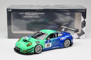Porsche 911 GT3 R #44 Falken Motorsport W. Henzler / P. Dumbreck NBR 2016 Minichamps 1:18 155166044 Diecast — photo 6 of 6