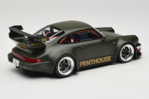 Porsche 911 RWB Penthouse Kaki Green GT Spirit 1:18 GT559 Resin — photo 2 of 6