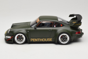 Porsche 911 RWB Penthouse Kaki Green GT Spirit 1:18 GT559 Resin — photo 3 of 6