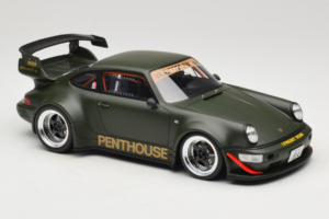 Porsche 911 RWB Penthouse Kaki Green GT Spirit 1:18 GT559 Resin — photo 4 of 6