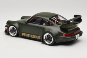 Porsche 911 RWB Penthouse Kaki Green GT Spirit 1:18 GT559 Resin — photo 5 of 6