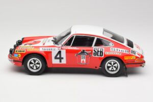 Porsche 911 S #4 G. Larrousse / M. Perramond 2nd Place Rally Monte Carlo 1972 Minichamps 1:18 107726804 Resin — photo 3 of 6