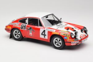 Porsche 911 S #4 G. Larrousse / M. Perramond 2nd Place Rally Monte Carlo 1972 Minichamps 1:18 107726804 Resin — photo 4 of 6