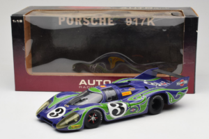 Porsche 917 LH #3 Hippie 2nd Place 24 Hours of Le Mans 1970 AUTOart 1:18 87075-R1 Diecast — photo 8 of 8