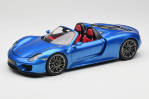 Porsche 918 Spyder Blue Metallic Minichamps 1:18 110062432 Diecast