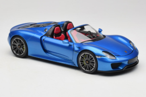 Porsche 918 Spyder Blue Metallic Minichamps 1:18 110062432 Diecast — photo 6 of 8