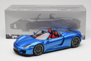 Porsche 918 Spyder Blue Metallic Minichamps 1:18 110062432 Diecast — photo 8 of 8