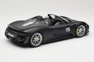 Porsche 918 Spyder Weissach Package Matt Black Minichamps 1:18 110062444 Diecast — photo 3 of 8