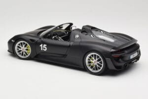 Porsche 918 Spyder Weissach Package Matt Black Minichamps 1:18 110062444 Diecast — photo 7 of 8