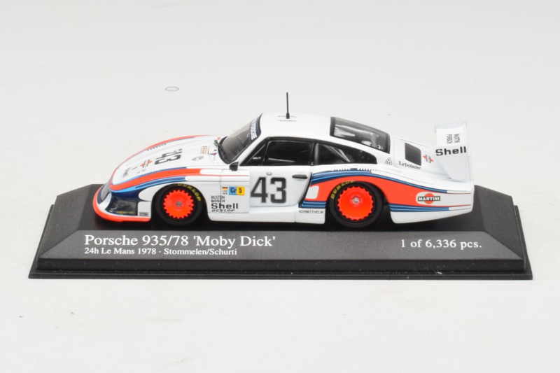 Porsche 935/78 Moby Dick #43 R. Stommelen / M. Schurti 24 Hours of Le Mans 1978 Minichamps 1:43 430786743 Diecast