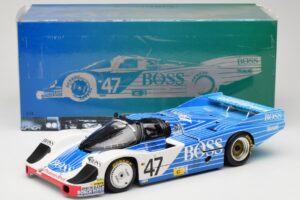 Porsche 956L #47 Hugo Boss V. Merl / H. Grohs / A. Plankenhorn 24 Hours of Le Mans 1984 Minichamps 1:18 183846947 Diecast — photo 8 of 8