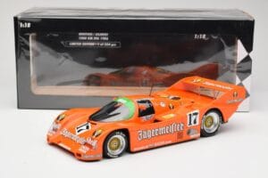 Porsche 962C #17 Jägermeister T. Boutsen / F. Jelinski 1000km Spa 1986 Minichamps 1:18 155866517 Diecast — photo 6 of 6