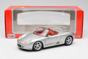 Porsche Boxster 986 Silver Maisto 1:18 37800-M3 Diecast — photo 8 of 8