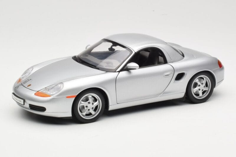 Porsche Boxster 986 Hard Top Silver UT Models 1:18 27854 Diecast