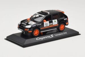 Porsche Cayenne 955 S Transsyberia #10 Black Orange 2008 Minichamps 1:43 WAP02001819 Diecast — photo 2 of 4