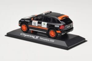 Porsche Cayenne 955 S Transsyberia #10 Black Orange 2008 Minichamps 1:43 WAP02001819 Diecast — photo 3 of 4