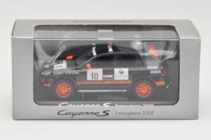 Porsche Cayenne 955 S Transsyberia #10 Black Orange 2008 Minichamps 1:43 WAP02001819 Diecast — photo 4 of 4