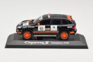 Porsche Cayenne 955 S Transsyberia #10 Black Orange 2008 Minichamps 1:43 WAP02001819 Diecast