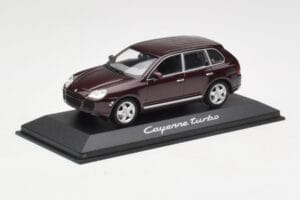 Porsche Cayenne 955 Turbo Dark Red Minichamps 1:43 WAPC2000113 Diecast — photo 2 of 4