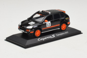 Porsche Cayenne S #12 Transsyberia 2007 Black Orange Minichamps 1:43 WAP02000918 Diecast — photo 2 of 5