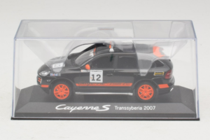 Porsche Cayenne S #12 Transsyberia 2007 Black Orange Minichamps 1:43 WAP02000918 Diecast — photo 4 of 5