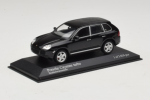 Porsche Cayenne 955 Turbo Black Metallic Minichamps 1:43 400061080 Diecast — photo 2 of 5