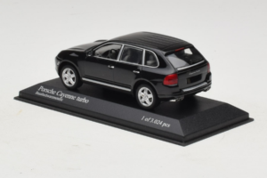 Porsche Cayenne 955 Turbo Black Metallic Minichamps 1:43 400061080 Diecast — photo 3 of 5