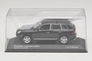 Porsche Cayenne 955 Turbo Black Metallic Minichamps 1:43 400061080 Diecast — photo 4 of 5