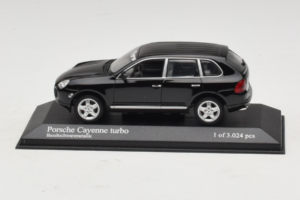 Porsche Cayenne 955 Turbo Black Metallic Minichamps 1:43 400061080 Diecast