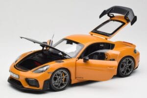 Porsche Cayman GT4 RS 982 Weissach Package Bahama Yellow Norev 1:18 187252 Diecast — photo 2 of 8
