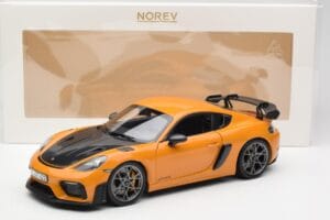 Porsche Cayman GT4 RS 982 Weissach Package Bahama Yellow Norev 1:18 187252 Diecast — photo 8 of 8