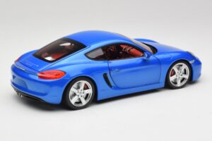 Porsche Cayman 981 S Aqua Blue Metallic Minichamps 1:18 110062221 Diecast — photo 3 of 8