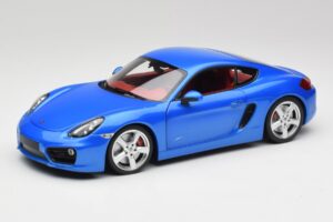 Porsche Cayman 981 S Aqua Blue Metallic Minichamps 1:18 110062221 Diecast