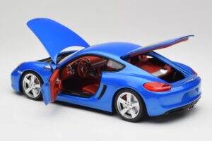 Porsche Cayman 981 S Aqua Blue Metallic Minichamps 1:18 110062221 Diecast — photo 5 of 8