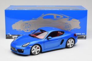 Porsche Cayman 981 S Aqua Blue Metallic Minichamps 1:18 110062221 Diecast — photo 8 of 8