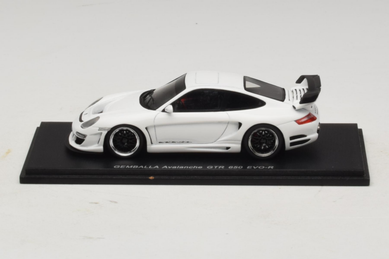 Porsche Gemballa Avalanche GTR 650 Evo 997 White Spark 1:43 S0719 Resin