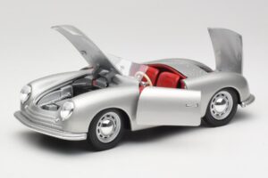 Porsche No. 1 356 Roadster Fish Silver Maisto 1:18 31853 Diecast — photo 2 of 8