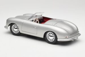 Porsche No. 1 356 Roadster Fish Silver Maisto 1:18 31853 Diecast — photo 7 of 8