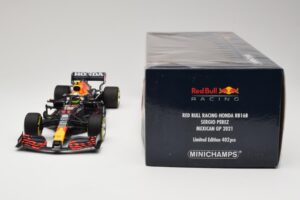 Red Bull Racing Honda RB16B #11 S. Perez Mexican GP 2021 Minichamps 1:18 110211911 Diecast — photo 6 of 6