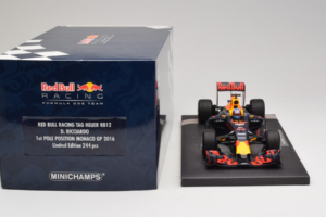 Red Bull RB12 Tag Heuer #3 D. Ricciardo Red Bull Racing 1st Pole Monaco Grand Prix 2016 Minichamps 1:18 117160103 Resin — photo 6 of 7