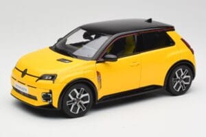 Renault 5 E-Tech Pop Yellow & Black Norev 1:18 185500 Diecast