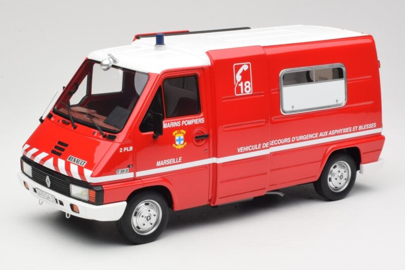 Renault Master T30 VSAB Fire Brigade Red Otto 1:18 OT1107 Resin