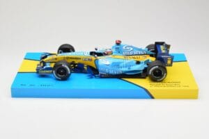 Renault R25 #5 F. Alonso 2nd Place British GP 2005 Minichamps 1:18 147051105 Diecast